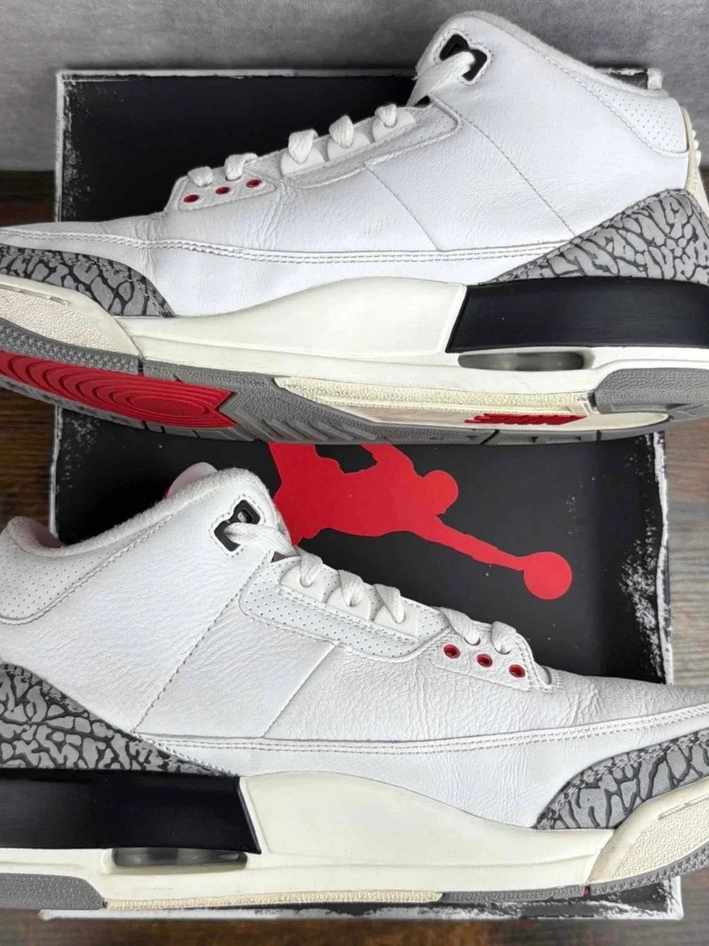 Air Jordan 3 Retro White Cement Reimagined Size 11.5 DN3707-100 Men Shoe OG Rare